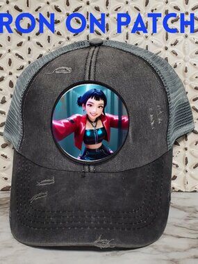 Zoey Kpop Demon Hunters Iron on Patch